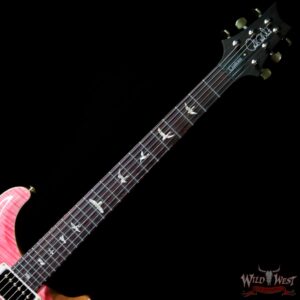 PRS Wood Library 10 Top Custom 24 Flame Maple Top Brazilian Rosewood Fingerboard Bonnie Pink - Image 5