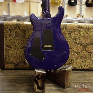 PRS Wood Library 10 Top Custom 24 Flame Maple Top Brazilian Rosewood Board Violet Blue Burst - Image 11