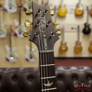 PRS Wood Library 10 Top Custom 24 Flame Maple Top Brazilian Rosewood Board Violet Blue Burst - Image 7