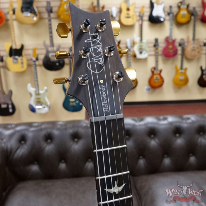 Paul Reed Smith Wood Library 10 Top Hollowbody I Piezo Flame Neck Brazilian Rosewood Board Copperhead - Image 7