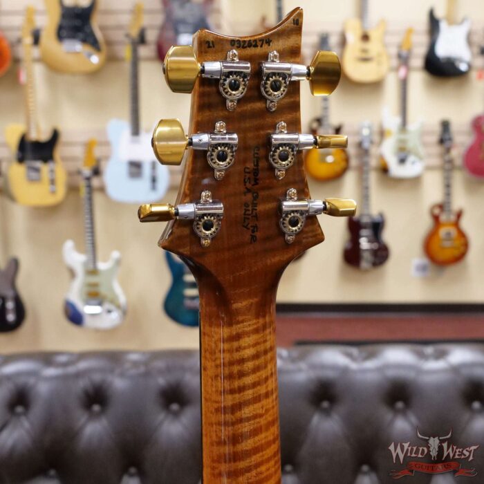 Paul Reed Smith Wood Library 10 Top Hollowbody I Piezo Flame Neck Brazilian Rosewood Board Copperhead - Image 10