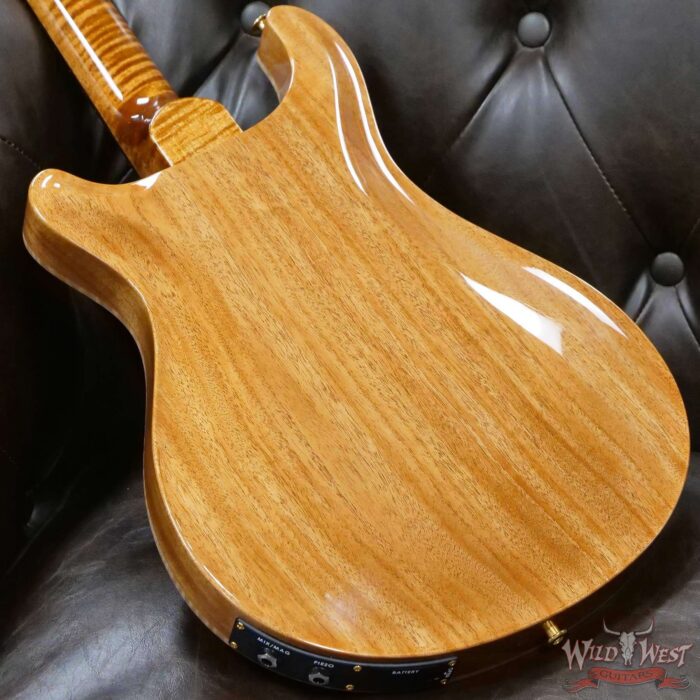 Paul Reed Smith Wood Library 10 Top Hollowbody I Piezo Flame Neck Brazilian Rosewood Board Copperhead - Image 11