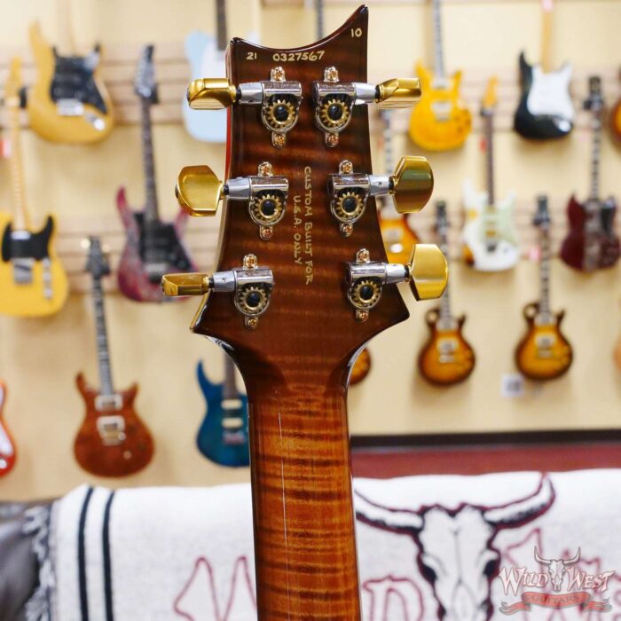 Paul Reed Smith Wood Library 10 Top Hollowbody I Piezo Brazilian Rosewood Stained Flame Maple Neck Copperhead Burst - Image 10