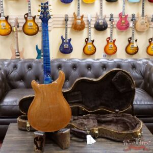Paul Reed Smith Wood Library 10 Top Hollowbody I Piezo Flame Neck Brazilian Rosewood Board River Blue - Image 9