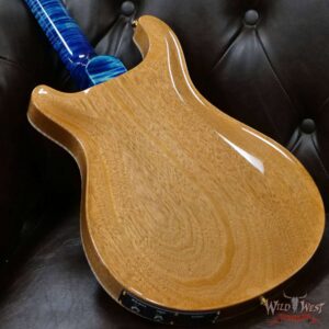Paul Reed Smith Wood Library 10 Top Hollowbody I Piezo Flame Neck Brazilian Rosewood Board River Blue - Image 11