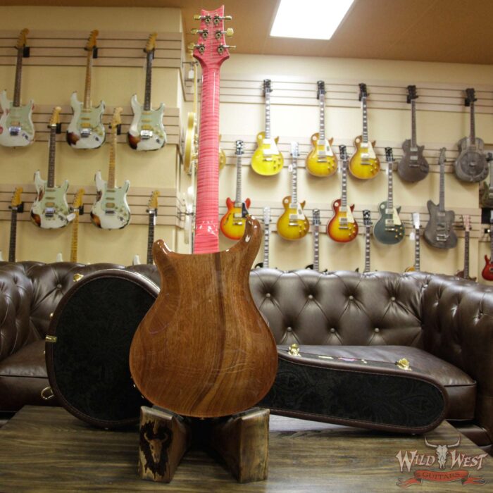PRS Wood Library 10 Top Hollowbody I Piezo HB1 Flame Maple Top & Neck Brazilian Rosewood Board Bonnie Pink - Image 14