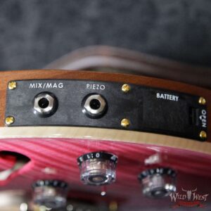 PRS Wood Library 10 Top Hollowbody I Piezo HB1 Flame Maple Top & Neck Brazilian Rosewood Board Bonnie Pink - Image 16