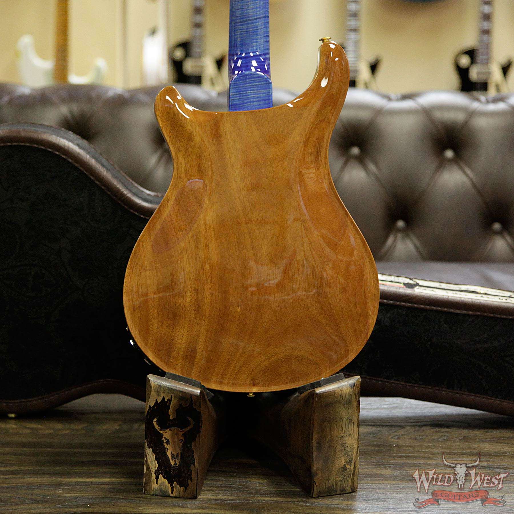 prs-wl-f10-hbi-brz-fadedbluejean-253055-d3__wwg-1.jpg PRS Wood Library Flame 10 Top Hollowbody HB1 Piezo Brazilian Rosewood Board Faded Blue Jean - Image 14