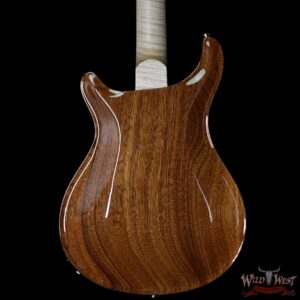 PRS Wood Library Flame 10 Top Hollowbody I HB1 Piezo Brazilian Rosewood Board Flame Maple Neck Natural - Image 7