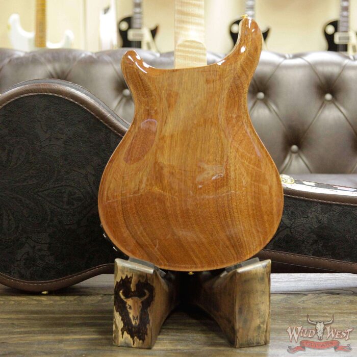 PRS Wood Library Flame 10 Top Hollowbody I HB1 Piezo Brazilian Rosewood Board Flame Maple Neck Natural - Image 15