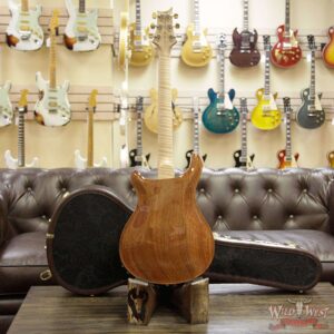 PRS Wood Library Flame 10 Top Hollowbody I HB1 Piezo Brazilian Rosewood Board Flame Maple Neck Natural - Image 14