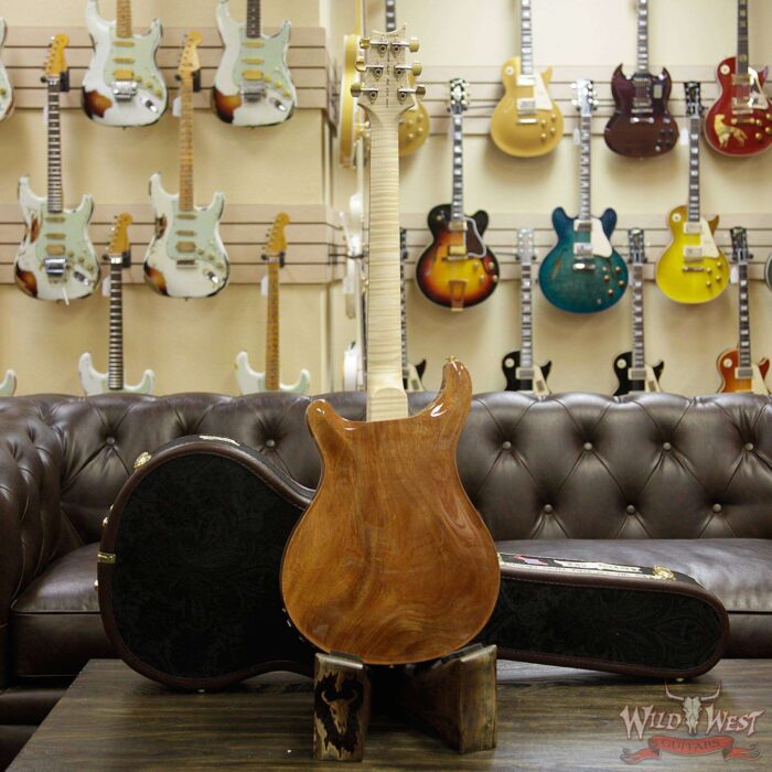 PRS Wood Library Flame 10 Top Hollowbody I Piezo HB1 Brazilian Rosewood Board Flame Maple Neck Natural - Image 14