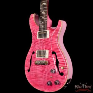Paul Reed Smith Wood Library 10 Top Hollowbody I Piezo Flame Neck Brazilian Rosewood Board Bonnie Pink - Image 2