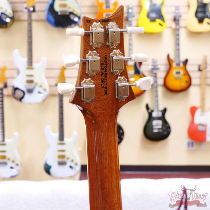 Paul Reed Smith PRS Wood Library 10 Top McCarty 594 Flame Maple Top Brazilian Rosewood Board Blue Fade - Image 10