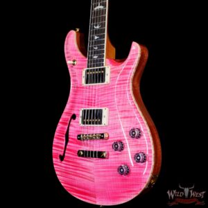 Paul Reed Smith PRS Wood Library Flame 10 Top McCarty 594 Semi-Hollow Brazilian Rosewood Board Bonnie Pink - Image 2
