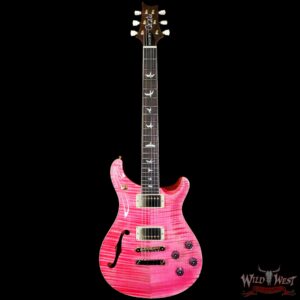 Paul Reed Smith PRS Wood Library Flame 10 Top McCarty 594 Semi-Hollow Brazilian Rosewood Board Bonnie Pink - Image 3