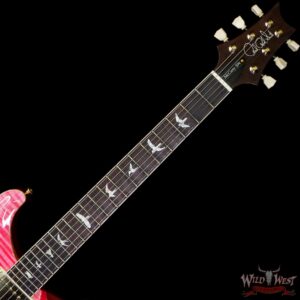 Paul Reed Smith PRS Wood Library Flame 10 Top McCarty 594 Semi-Hollow Brazilian Rosewood Board Bonnie Pink - Image 4