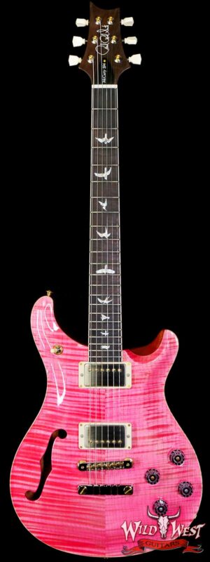 Paul Reed Smith PRS Wood Library Flame 10 Top McCarty 594 Semi-Hollow Brazilian Rosewood Board Bonnie Pink