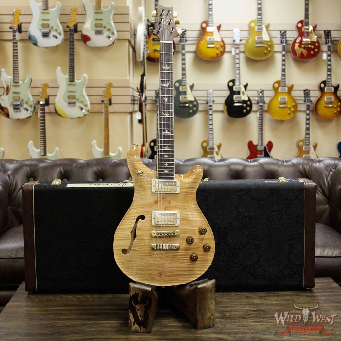 PRS Wood Library 10 Top McCarty 594 Semi-Hollow Flame Maple Top Cocobolo Fingerboard Natural - Image 11