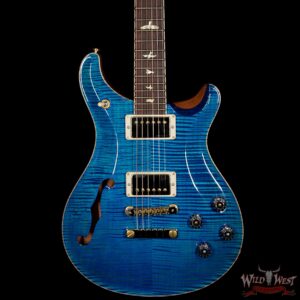PRS Wood Library 10 Top McCarty 594 Semi-Hollow Flame Maple Top Cocobolo Fingerboard Aquamarine - Image 3