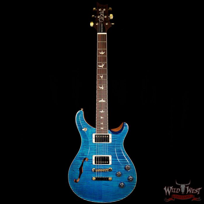PRS Wood Library 10 Top McCarty 594 Semi-Hollow Flame Maple Top Cocobolo Fingerboard Aquamarine - Image 5