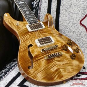 Paul Reed Smith PRS Wood Library Flame 10 Top McCarty 594 Semi-Hollow Brazilian Rosewood Fingerboard Copperhead - Image 8