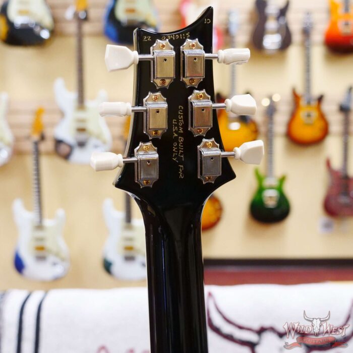 Paul Reed Smith PRS Wood Library 10 Top Quilt Top McCarty 594 Semi-Hollow Brazilian Rosewood Fingerboard Faded Grey Black - Image 9