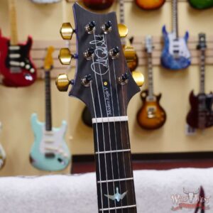 Paul Reed Smith PRS Wood Library 10 Top Modern Eagle V Stained Flame Maple Neck Brazilian Rosewood Board Faded Blue Burst - Image 7