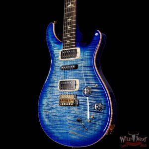 Paul Reed Smith PRS Wood Library 10 Top Modern Eagle V ME5 Flame Maple Neck Brazilian Rosewood Board Faded Blue Burst - Image 2