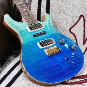 Paul Reed Smith PRS Wood Library 10 Top Modern Eagle V ME5 Flame Maple Neck Brazilian Rosewood Fingerboard Blue Fade 7.75 LBS (US Only / No International Shipping) - Image 8