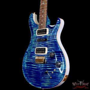 Paul Reed Smith PRS Wood Library 10 Top Modern Eagle V ME5 Flame Maple Neck Brazilian Rosewood Fingerboard River Blue 8.75 LBS (US Only / No International Shipping) - Image 2