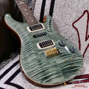 Paul Reed Smith PRS Wood Library 10 Top Modern Eagle V ME5 Flame Maple Neck Brazilian Rosewood Fingerboard Trampas Green 8.80 LBS (US Only / No International Shipping) - Image 8