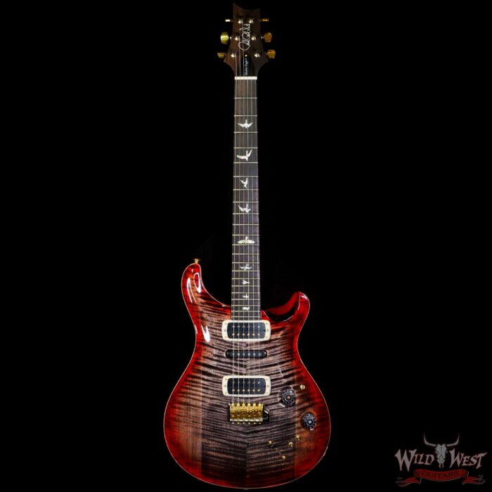 Paul Reed Smith PRS Wood Library 10 Top Modern Eagle V ME5 Flame Maple Neck Brazilian Rosewood Board Charcoal Cherry Burst - Image 3