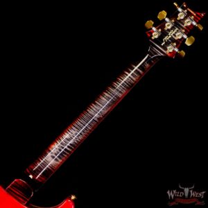 Paul Reed Smith PRS Wood Library 10 Top Modern Eagle V ME5 Flame Maple Neck Brazilian Rosewood Board Charcoal Cherry Burst - Image 5