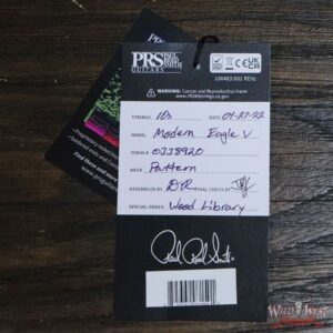 Paul Reed Smith PRS Wood Library 10 Top Modern Eagle V Stained Flame Maple Neck Brazilian Rosewood Board Copperhead - Image 12