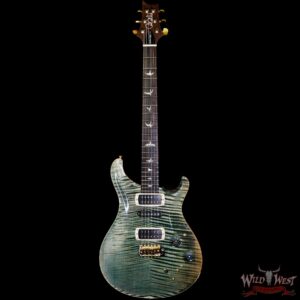 Paul Reed Smith PRS Wood Library 10 Top Modern Eagle V ME5 Flame Maple Neck Brazilian Rosewood Board Trampas Green - Image 3