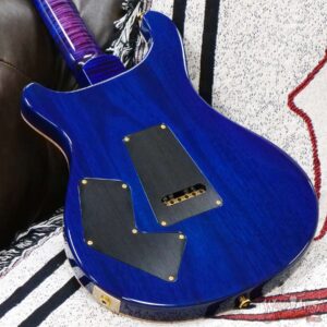 Paul Reed Smith PRS Wood Library 10 Top Modern Eagle V Flame Maple Neck Brazilian Rosewood Board Violet Blue Burst - Image 11