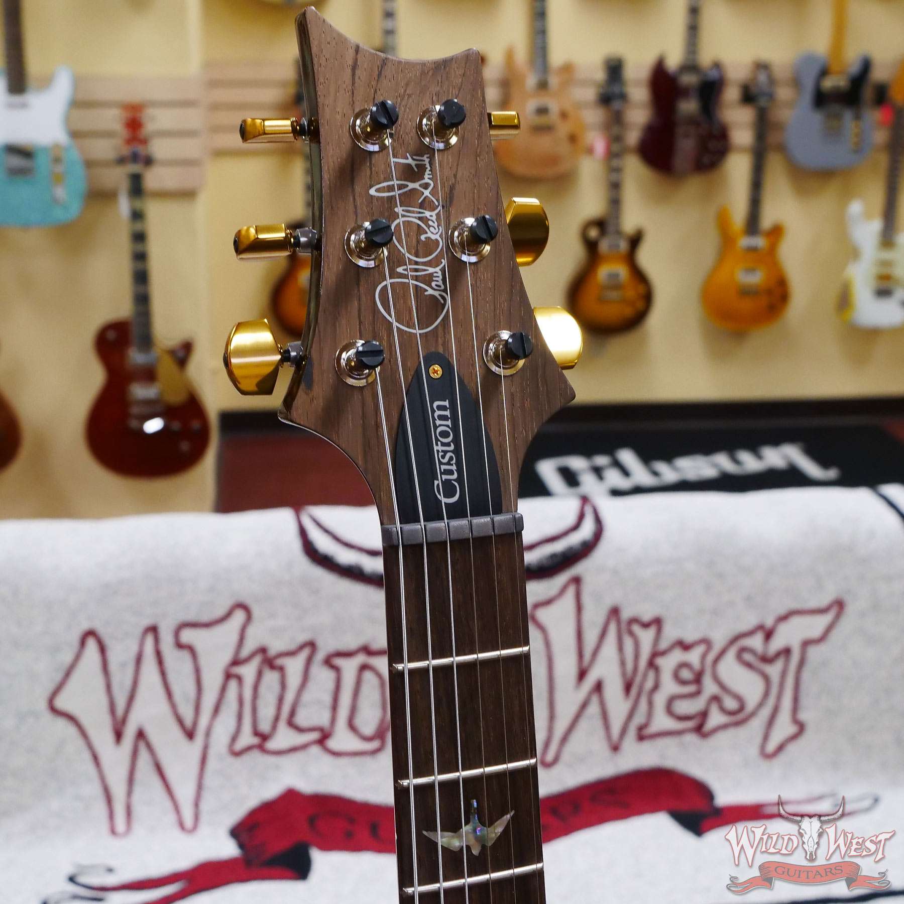 prs-wl-f10-p24-326751-d2__wwg.jpg Paul Reed Smith Wood Library 10 Top Custom 24 Piezo P24 Stained Flame Maple Neck Brazilian Rosewood Board Copperhead Burst - Image 7