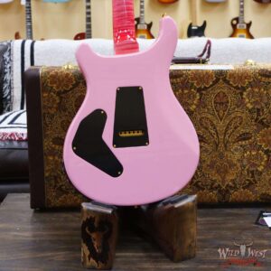 Paul Reed Smith PRS Wood Library 10 Top Custom 24 Piezo P24 Stained Flame Maple Neck Brazilian Rosewood Board Bonnie Pink - Image 11