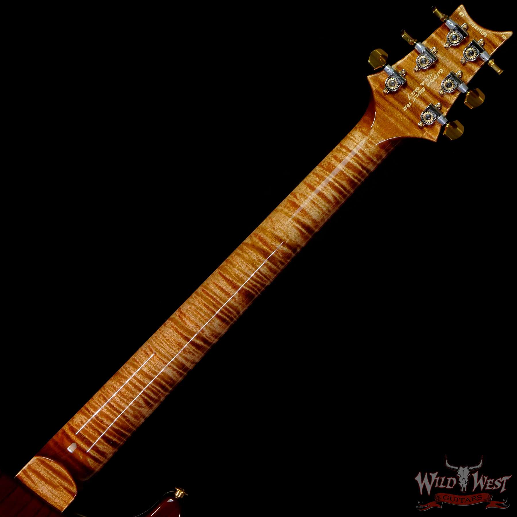 prs-wl-f10-p24-cphd-321959-c3__wwg.jpg Paul Reed Smith Wood Library 10 Top Swamp Ash Custom 24 Piezo P24 Flame Maple Neck Brazilian Rosewood Copperhead - Image 5