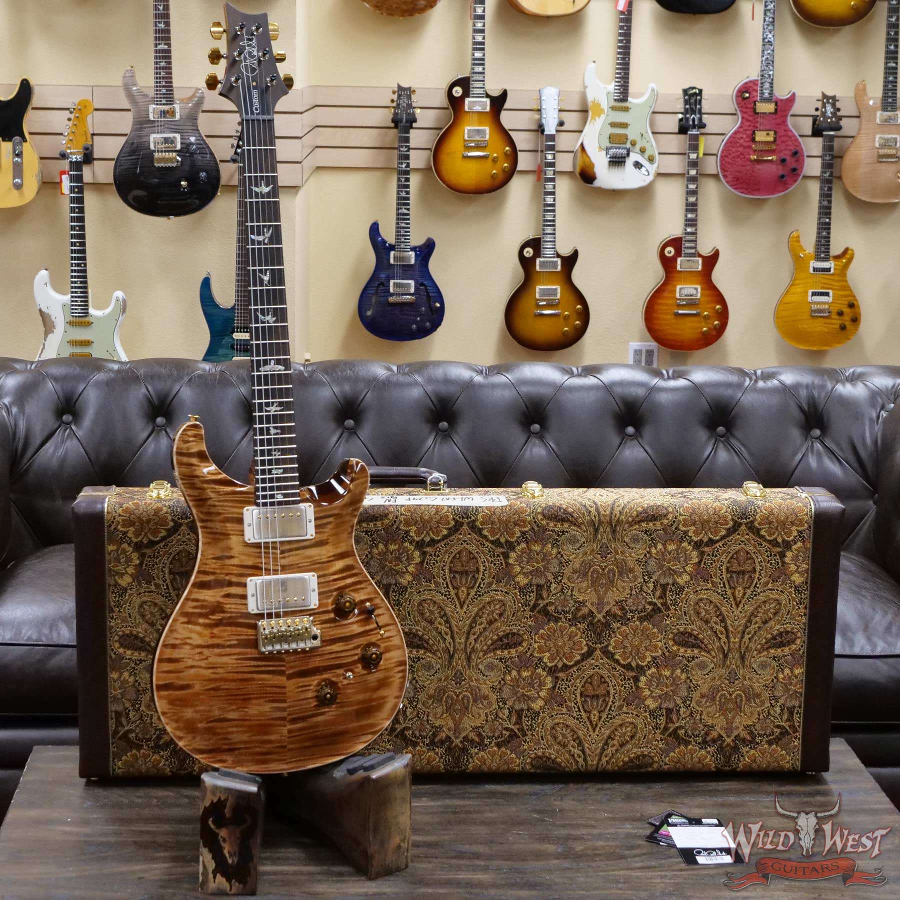 prs-wl-f10-p24-cphd-321959-d1__wwg.jpg Paul Reed Smith Wood Library 10 Top Swamp Ash Custom 24 Piezo P24 Flame Maple Neck Brazilian Rosewood Copperhead - Image 6