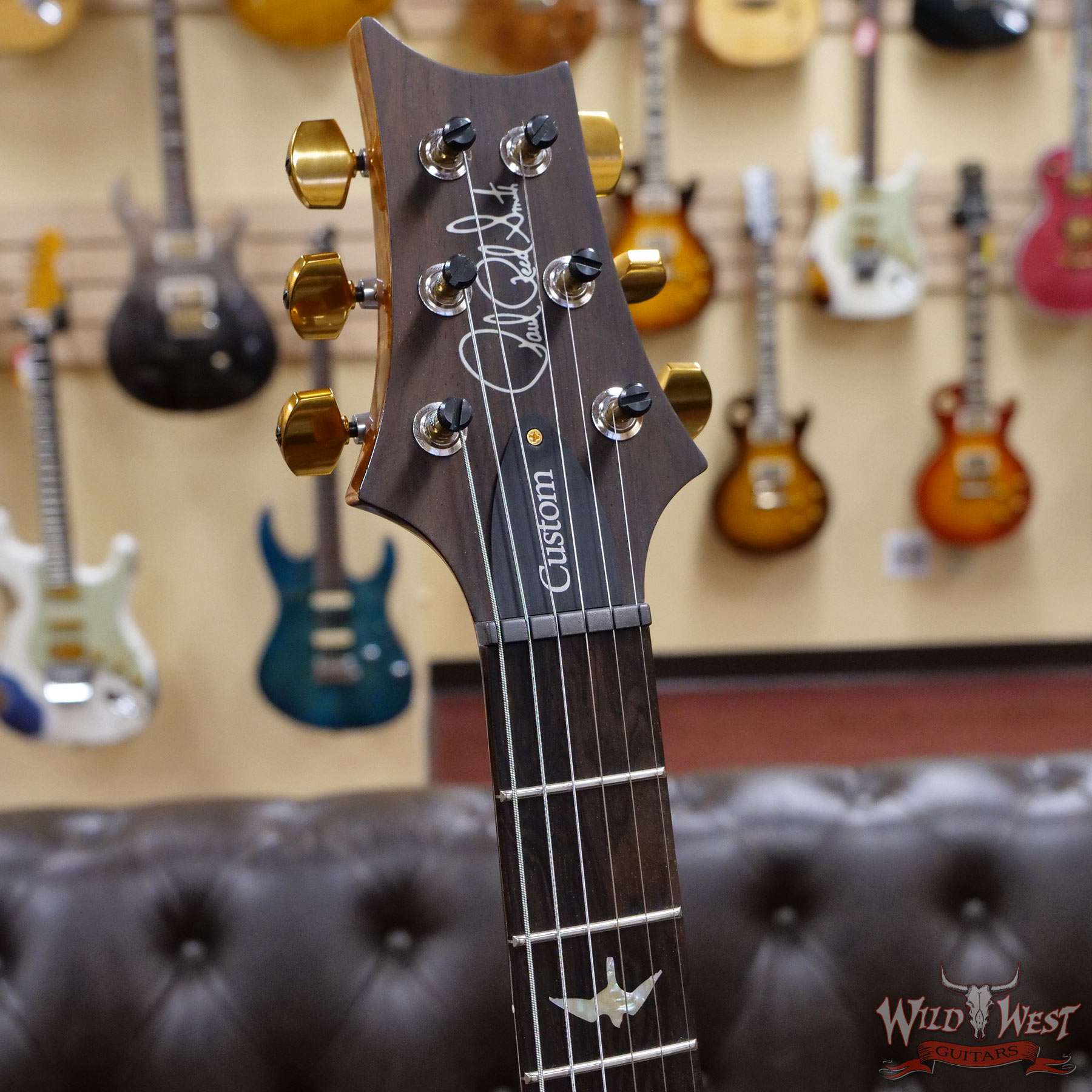 prs-wl-f10-p24-cphd-321959-d2__wwg.jpg Paul Reed Smith Wood Library 10 Top Swamp Ash Custom 24 Piezo P24 Flame Maple Neck Brazilian Rosewood Copperhead - Image 7