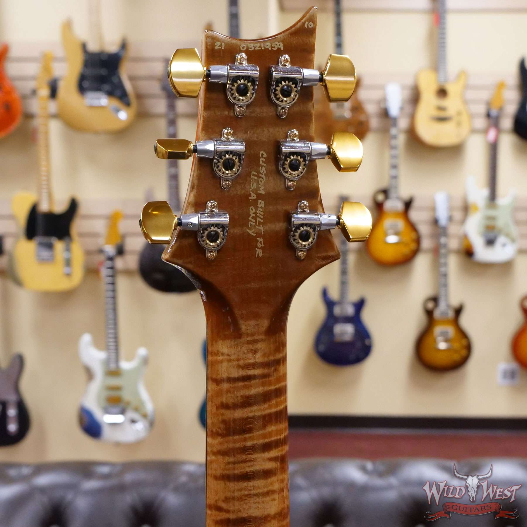 prs-wl-f10-p24-cphd-321959-d5__wwg.jpg Paul Reed Smith Wood Library 10 Top Swamp Ash Custom 24 Piezo P24 Flame Maple Neck Brazilian Rosewood Copperhead - Image 10