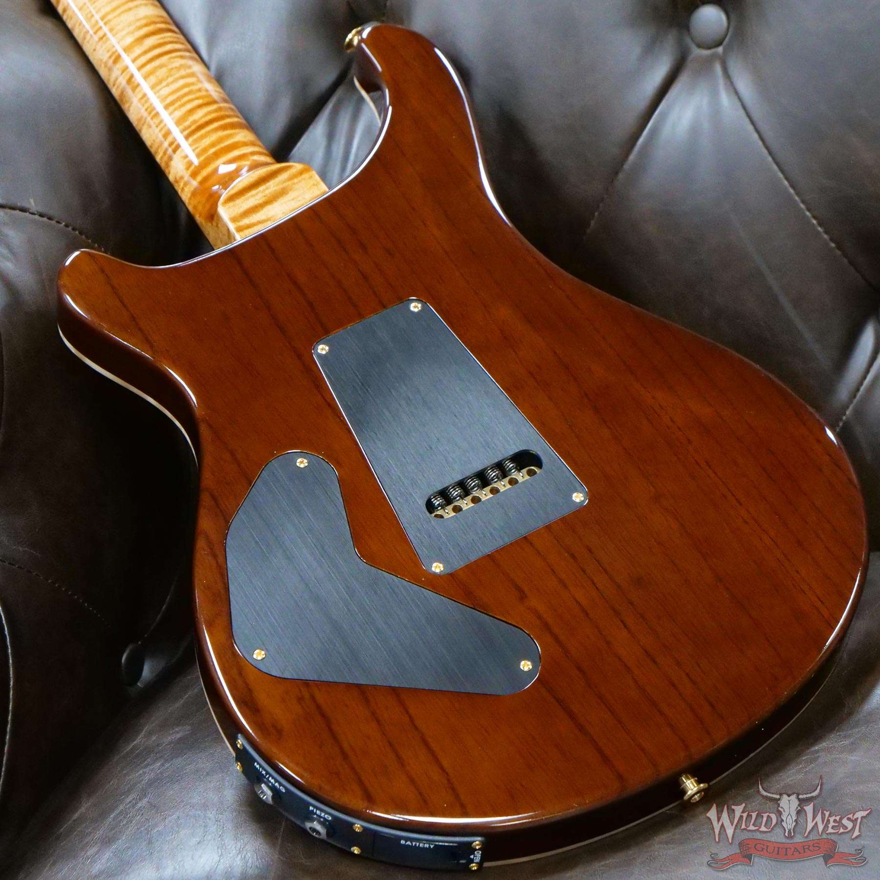 prs-wl-f10-p24-cphd-321959-d6__wwg.jpg Paul Reed Smith Wood Library 10 Top Swamp Ash Custom 24 Piezo P24 Flame Maple Neck Brazilian Rosewood Copperhead - Image 11