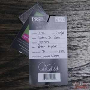 Paul Reed Smith Wood Library 10 Top Swamp Ash Custom 24 Piezo P24 Flame Maple Neck Brazilian Rosewood Copperhead - Image 12