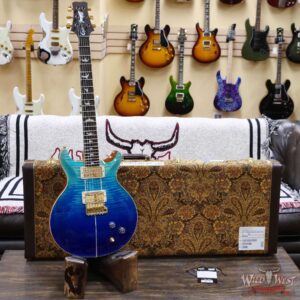 Paul Reed Smith PRS Wood Library 10 Top Santana Retro Brazilian Rosewood Board Blue Fade - Image 6