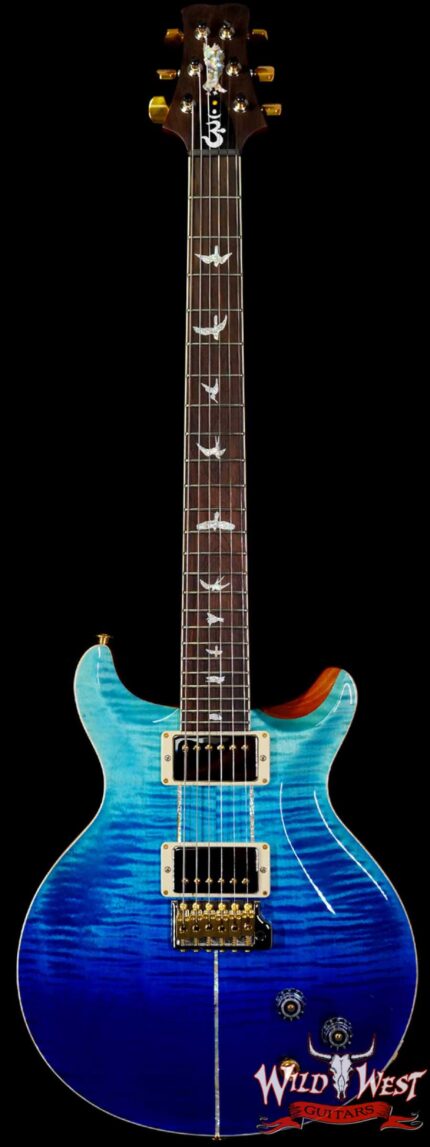 Paul Reed Smith PRS Wood Library 10 Top Santana Retro Brazilian Rosewood Board Blue Fade