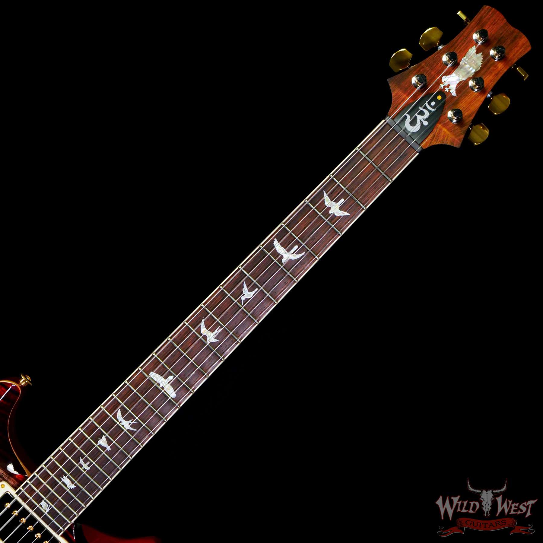 prs-wl-f10-santana-ccb-340414-c2__wwg.jpg Paul Reed Smith PRS Wood Library 10 Top Santana Retro Brazilian Rosewood Board Charcoal Cherry Burst - Image 4