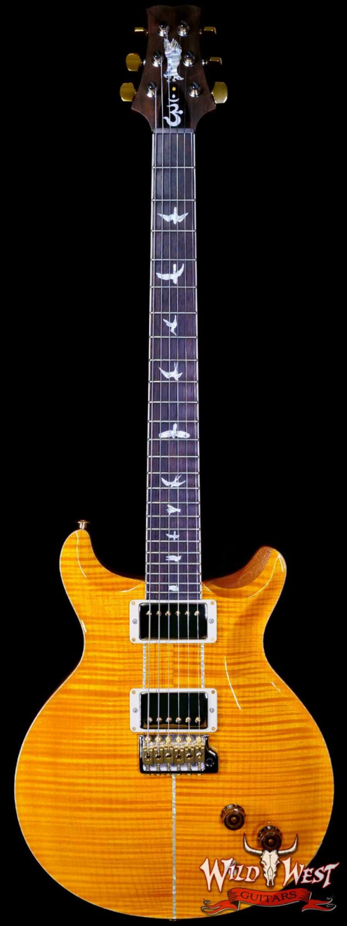 Paul Reed Smith PRS Wood Library 10 Top Santana Retro Brazilian Rosewood Board Santana Yellow - Image 1