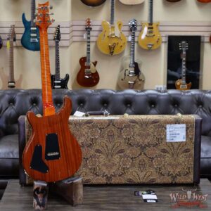 PRS Wood Library 10 Top Special 22 Semi-Hollow Flame Maple Stained Neck Brazilian Rosewood Fingerboard Orange - Image 9